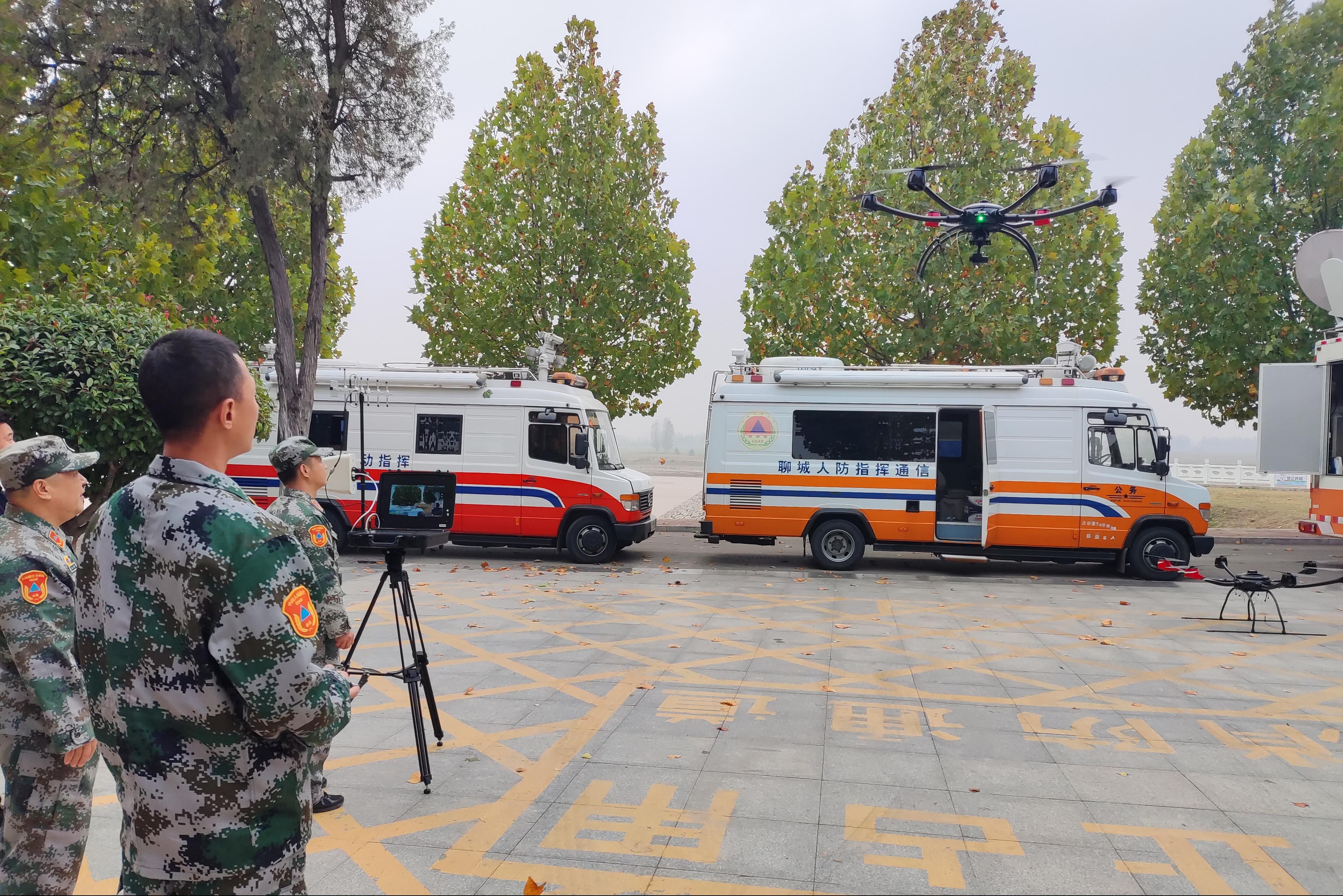 开展跨区支援演练<br>推进应急应战指挥通信体系建设 <br>——“豫鲁-2023”人防机动通信跨区协同支援演练圆满收官