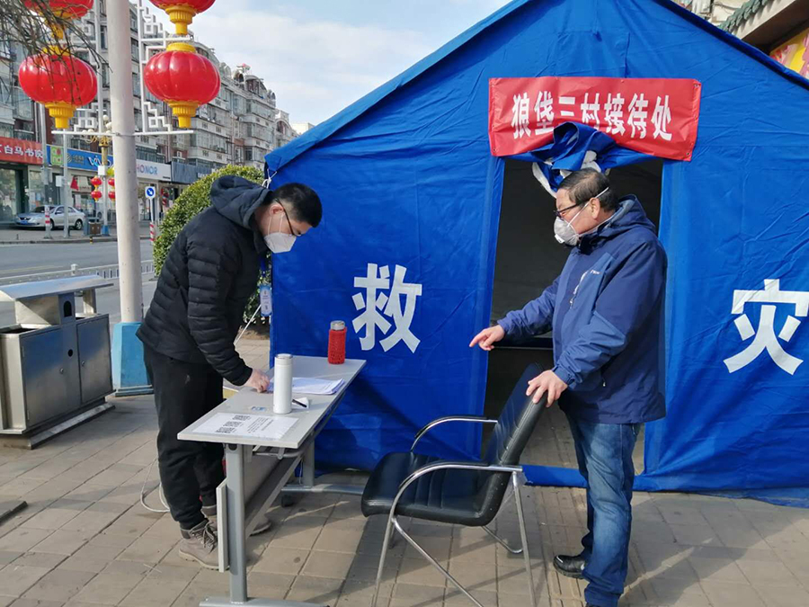 服务基层　共同抗疫------市人防办疫情防控下沉驻村工作队工作记实（五）