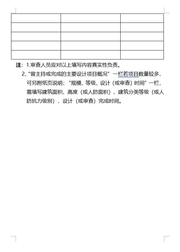 北京市施工图综合审查机构资格申报表(房屋建筑工程)