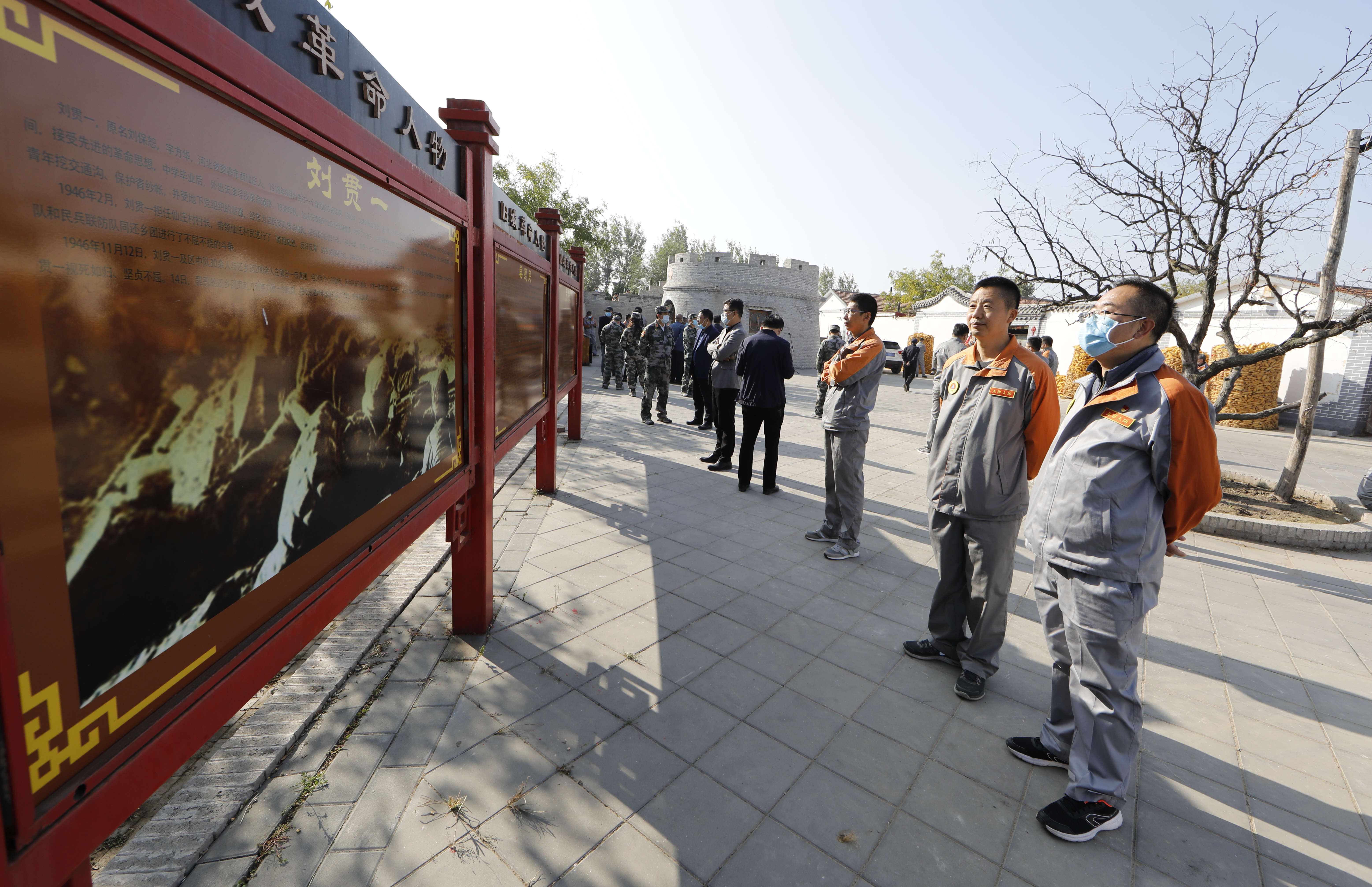 参观黄骅市旧城镇地下战备医院